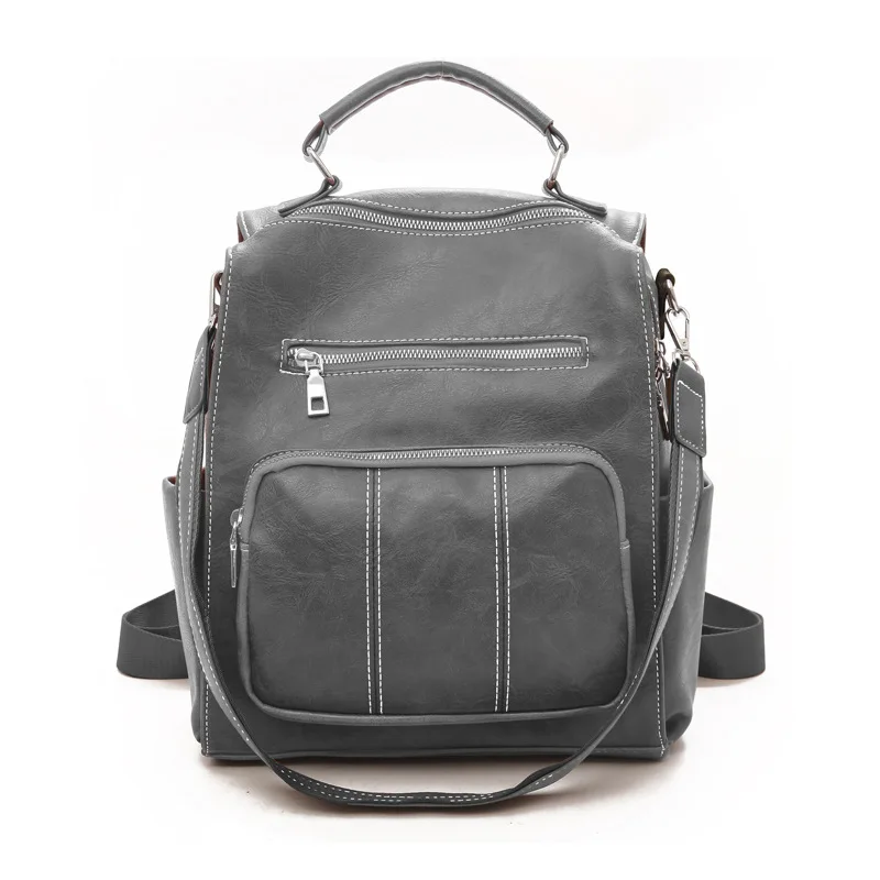 

Women's Fashion Backpack Purses Multipurpose Design Faux Leather Multi-function Convertible Crossbody Bag Backpack