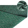 Ottoman jacquard 98% polyester 2% elastane spun spandex fabric stocklot textile
