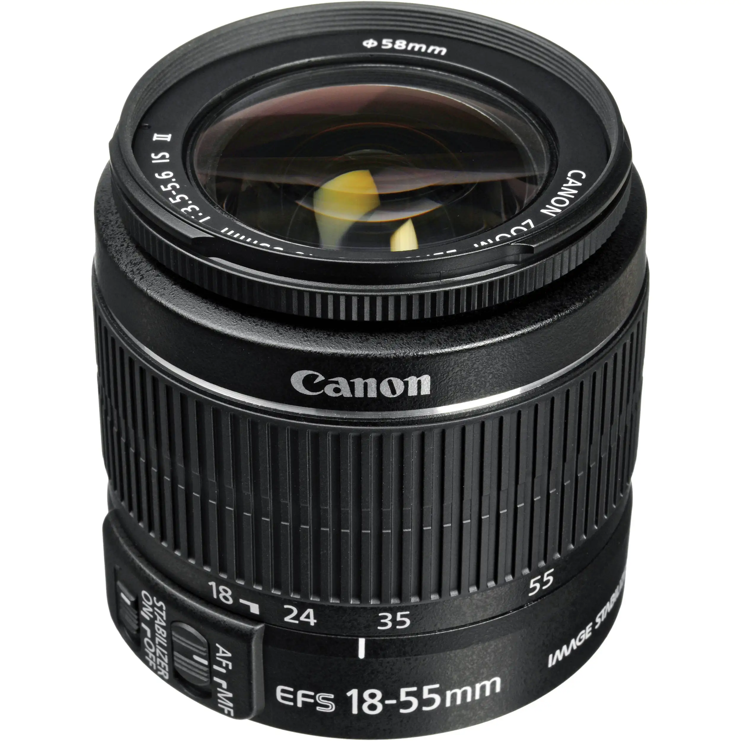 Lens 18. Объектив Canon EF S 18-55mm. Объектив Canon 18-55 Kit. EF S 18 55 объектив Canon. Canon EF-S 18-55mm f/3.5-5.6 is II.