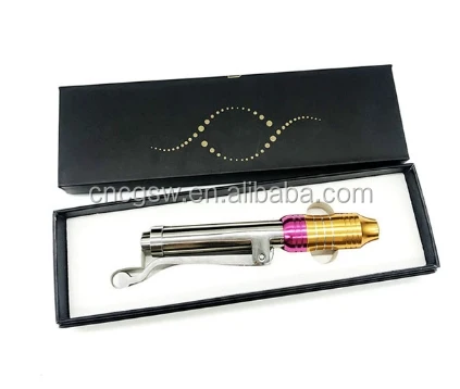 

High Pressure Hyaluronic Acid Pen High High pressure hyaluronic acid pedensity metal For Anti Wrinkle Lifting Lip hyaluronic pen, Transparent