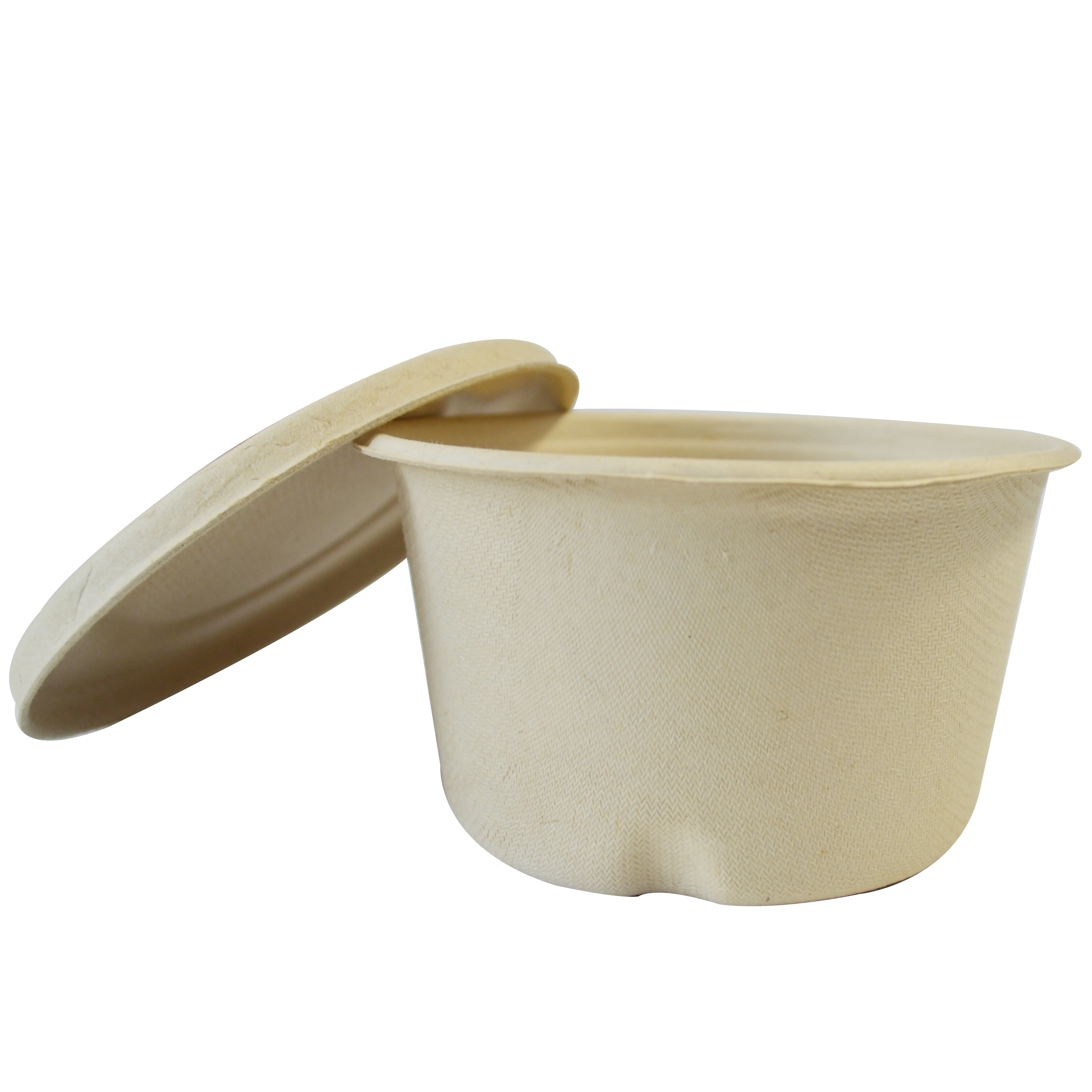 

Wholesale Custom Biodegradable Bagasse Cup Environmental Paper Cup Biodegradable Compostable Disposable Ice Cream Paper Cup