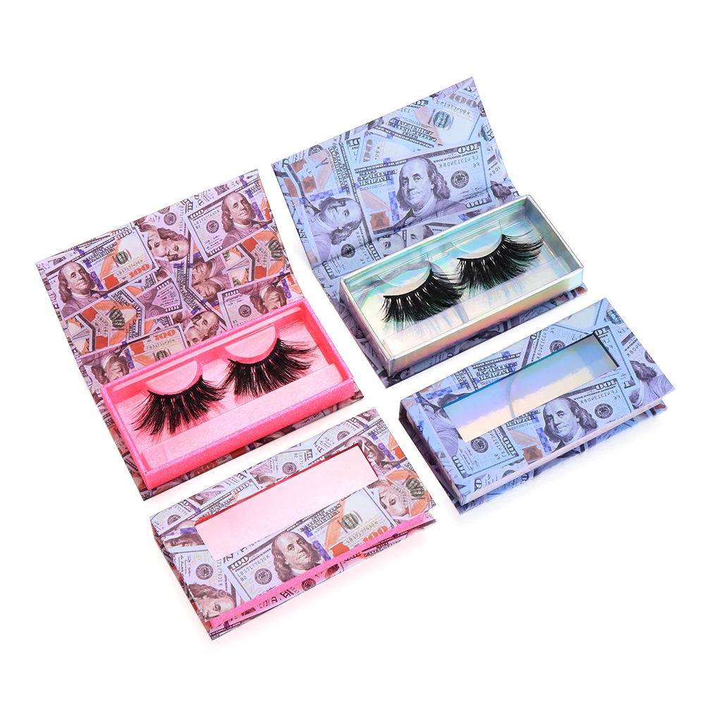 

Custom Packaging Private label make your own empty paper eyelashes marble package lashes box, Cusotmer's request