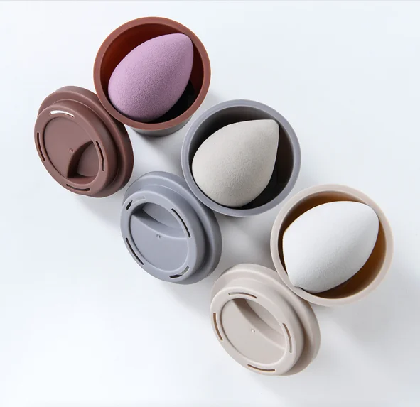 

Best Selling Latex Free And Vegan Makeup Tools Sponge Cosmetics Puff and A single packaging For makeup sponge, Customized color