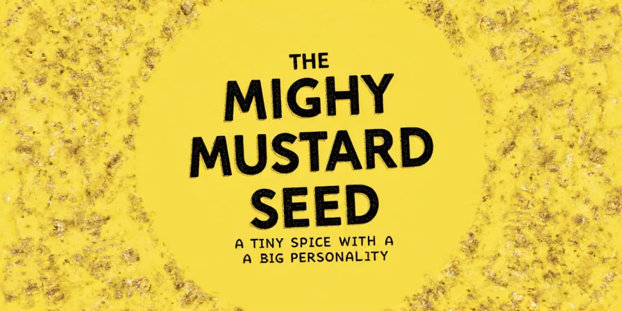 Close-up of mustard seeds showing their small size