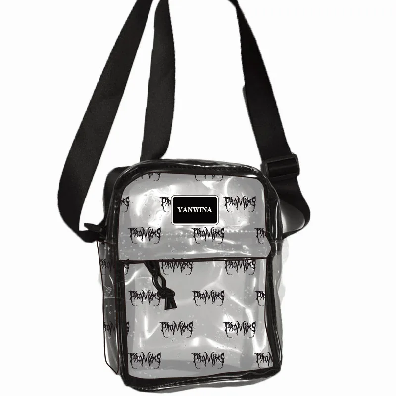 low moq custom own logo side bag high quality unisex single