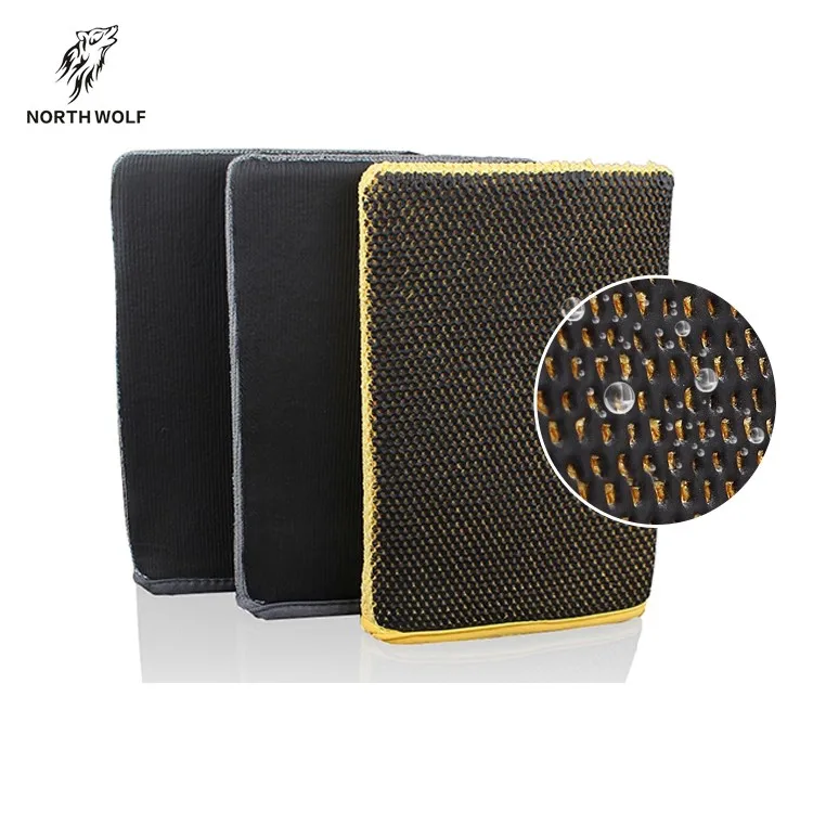 
Clay bar manufacturer NorthWolf New Arrival Microfiber Car wash Clay Mitt 