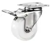 DLPO Light stainless steel casters such as smart cars, material turnover vehicles, food trolleys, display stands, etc.