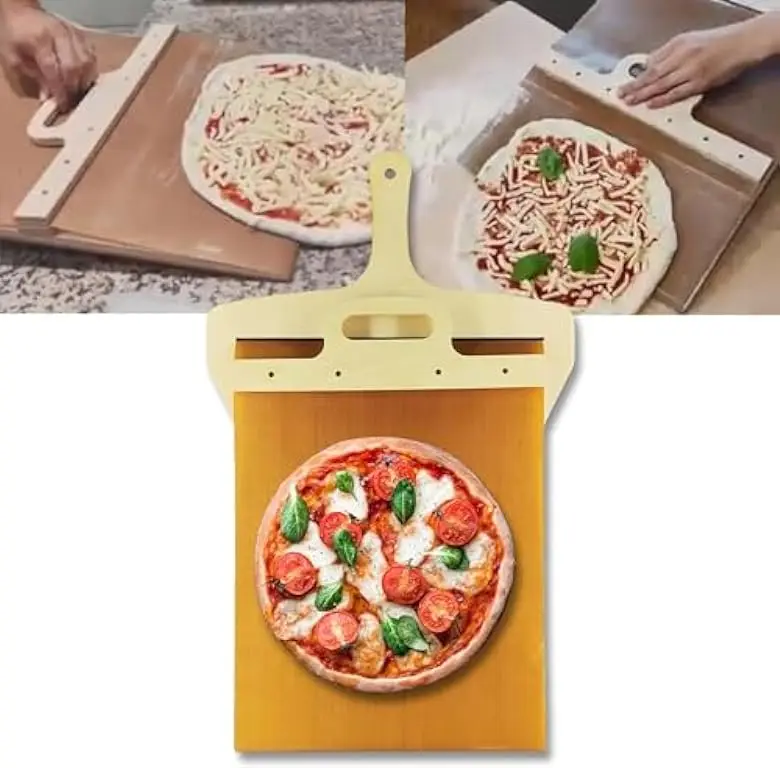 

New Arrival Food Tray 30*50CM Wooden Pizza Shovel Board Sliding Pizza Peel For Restaurant