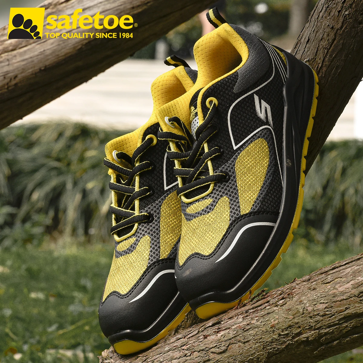 

Safetoe Indestructible Waterproof Steel Toe Cap Athletic Work Shoes for Men & Women Anti-static Non Slip Sport Safety Shoes