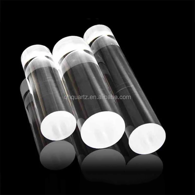 
QH best selling transparent quartz glass rod with factory price 