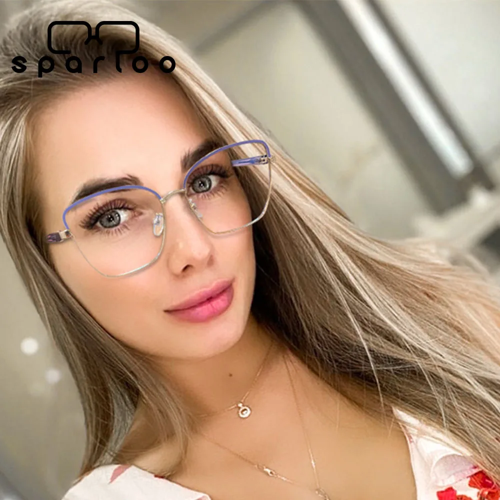 

Sparloo 2208 Women Blue Anti-Blight Optical Eye Glasses Frames Supplier