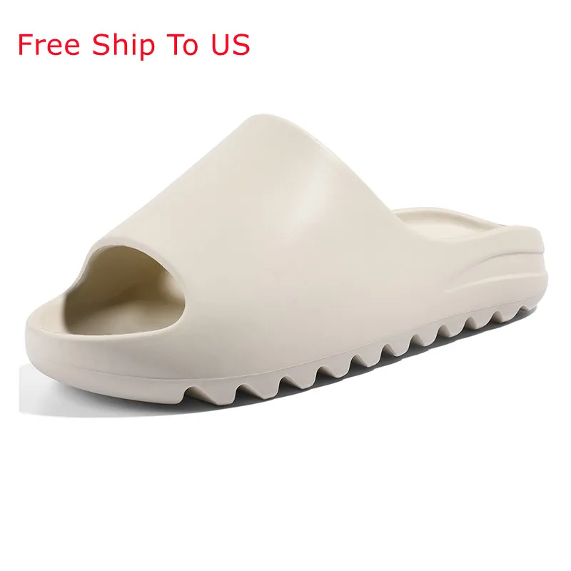 

Free Ship To US Wholesale Unisex High Quality Women's Men's Slides Yezzy Yeezy Slipper Yeeze Yezzy Yeezy Slides