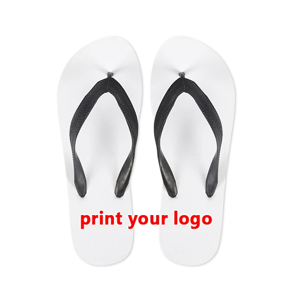 

Blank sublimation printed custom manufacturer factory high elastic unisex rubber summer swimming pool flip flops latest design