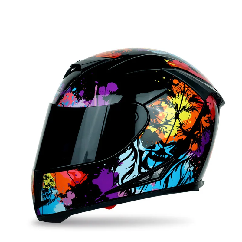 

Hot Sale Full Face Motorcycle Helmet Flip Up Racing Off Road Safety Helmet Motocross Helmet, Many colors