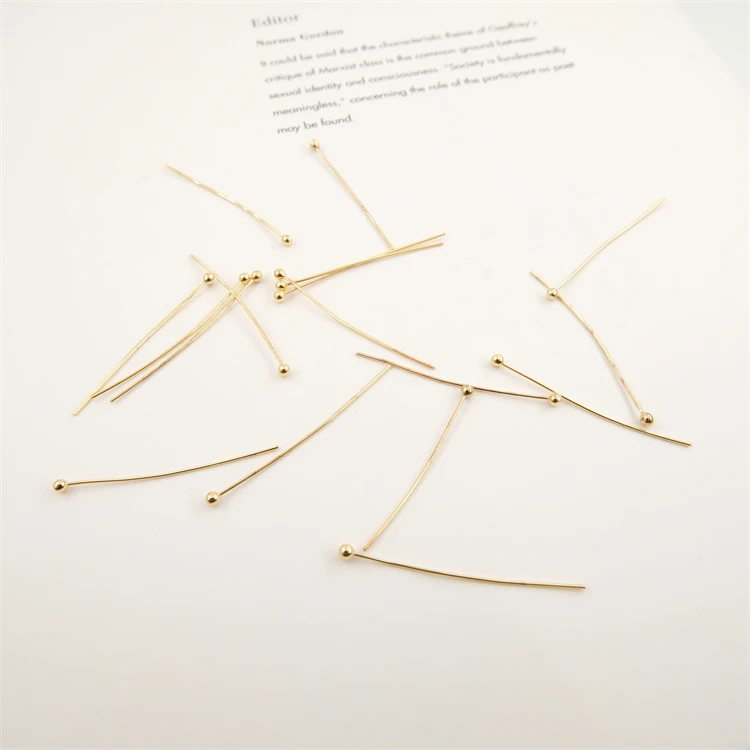 

colorful pearl ball head straight pins pearl eye needle suppliers earring making eye pins
