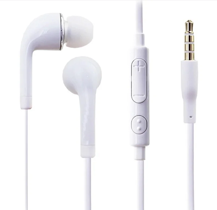 

wholesale J5 headsets cellphone earphones mobile phone headphone for Samsung S4, White black