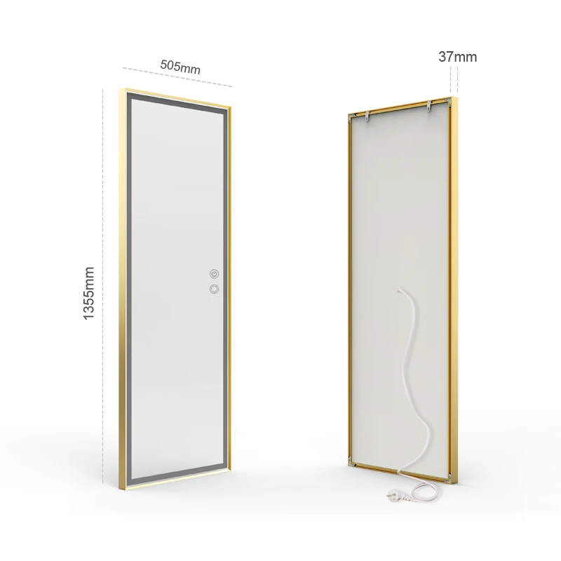 

Hair Salon Hotel Full Length LED Mirror Wall Decor Lighted Makeup Mirror