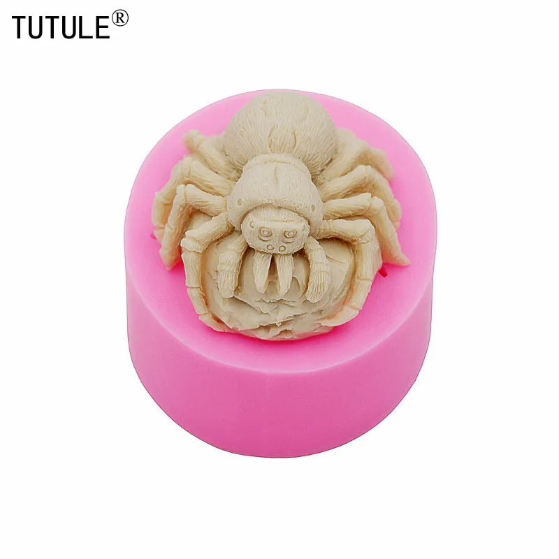 

Spider Silicone Rubber Food Safe Mold clay Polymer Mould,paper clay,fondant,plaster Spider Mold