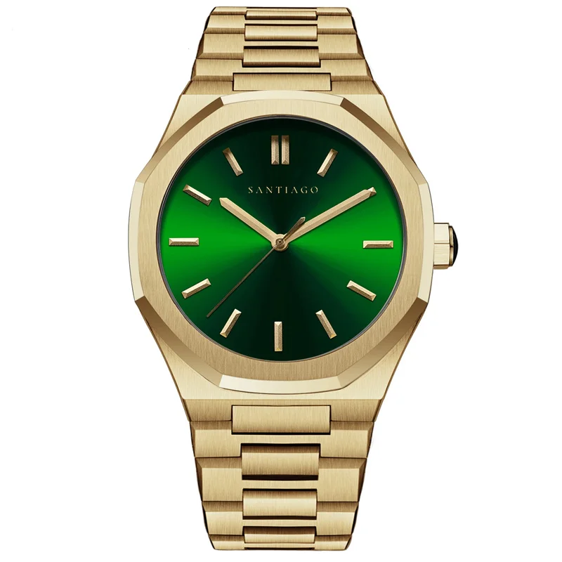 

Amazon Best Seller Luxury Gold Watches Men Business Casual Wrist Stainless Steel Mens Wrist Quartz Watch