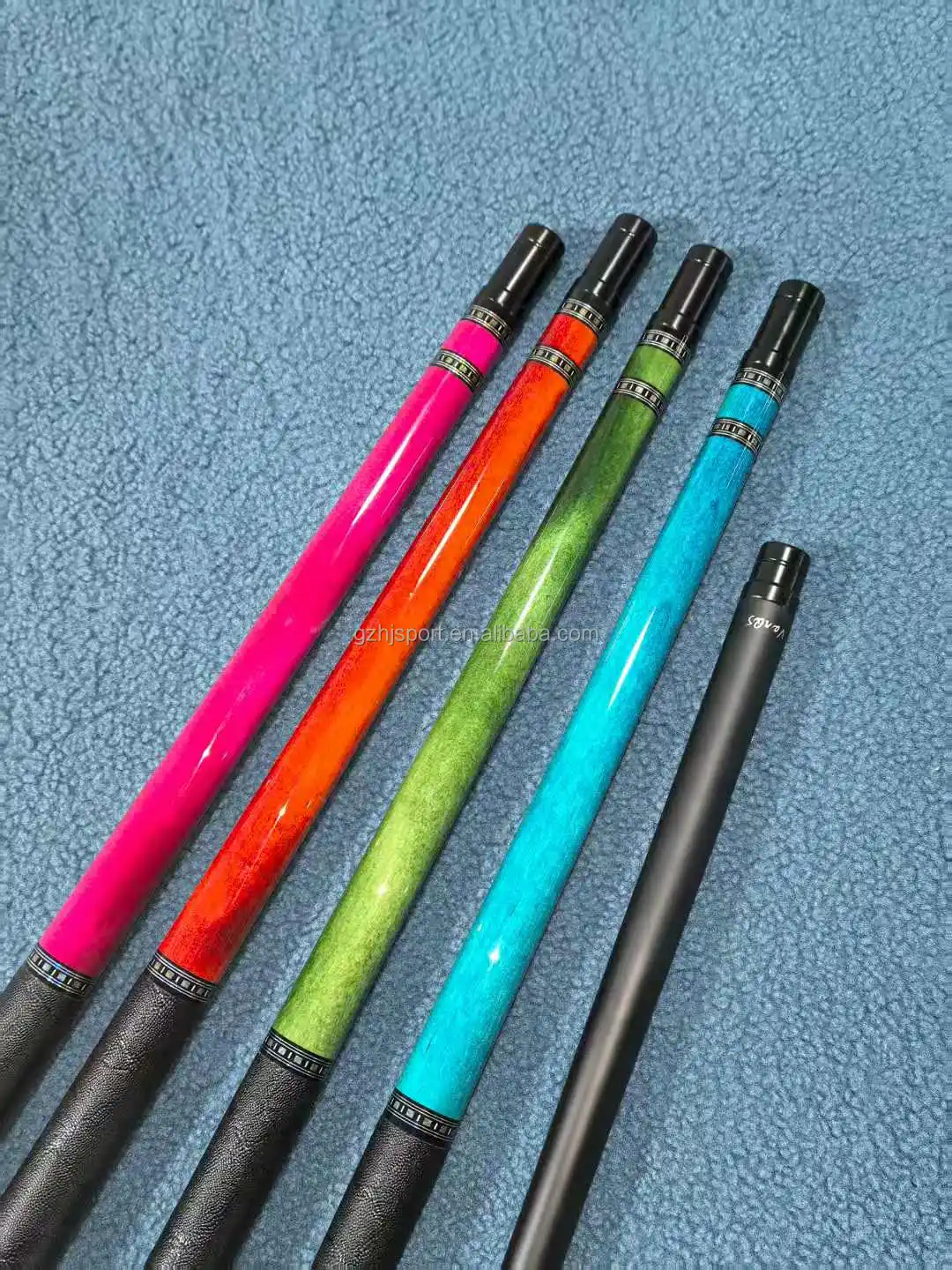 New Style VanQs Brand Handmade 1/2 Radial Joint Black Color Shaft Billiard Pool Cue