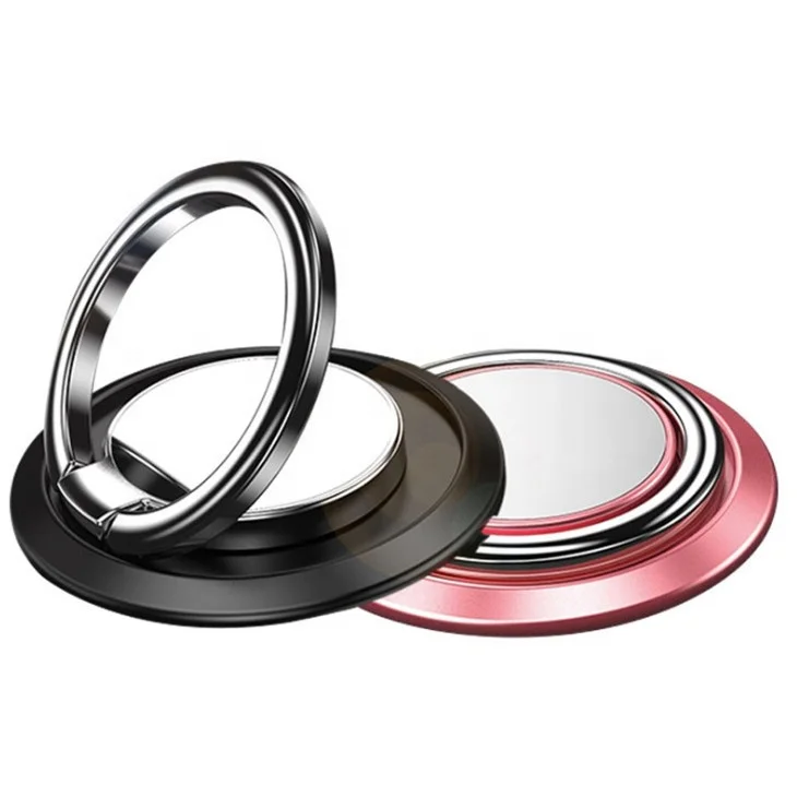 

Custom Logo Ultra Slim Rotation Mobile Phone Magnetic Finger Grip Rings Holder
