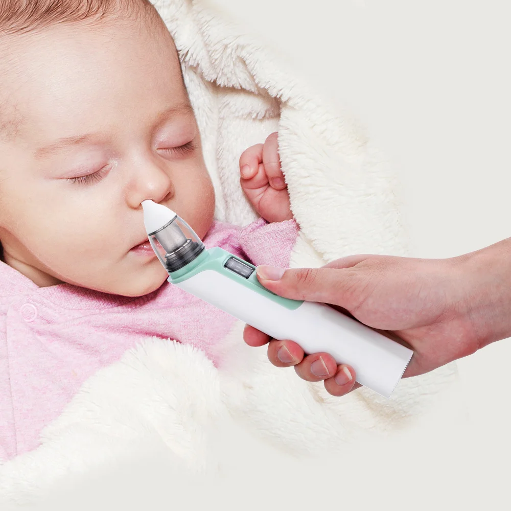 

2021 usb rechargeable newborn nose snotsucker vacuum electric baby nasal aspirator