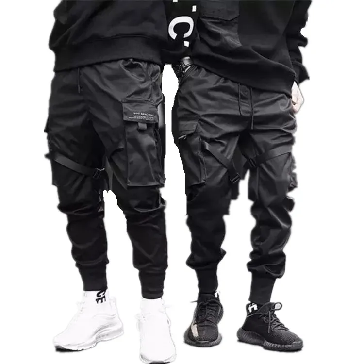 Men Casual Fashion Six Pocket Harem Hip Pop  Street wear  Cargo Pants