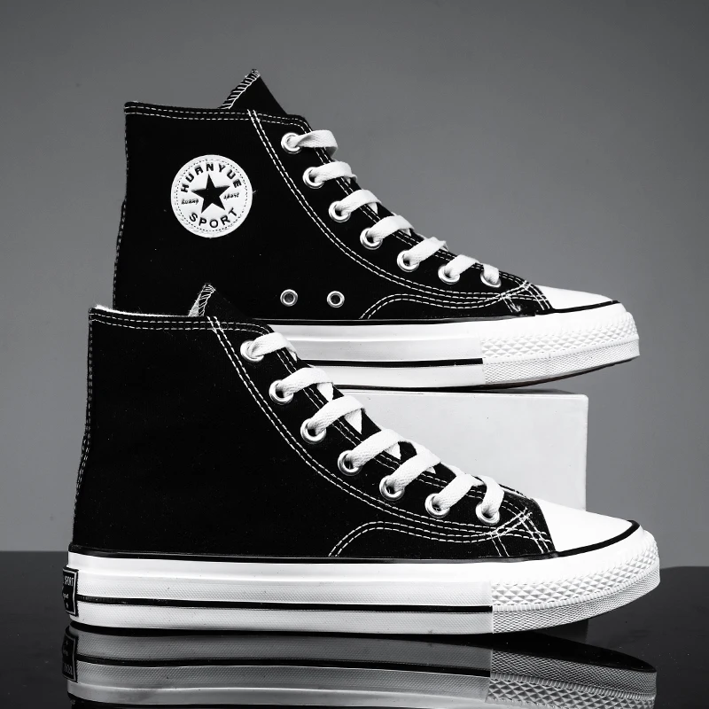 

2021 casual flat whoelsale school shoes for boys and girls Canvas Trendy Shoes, Black,white