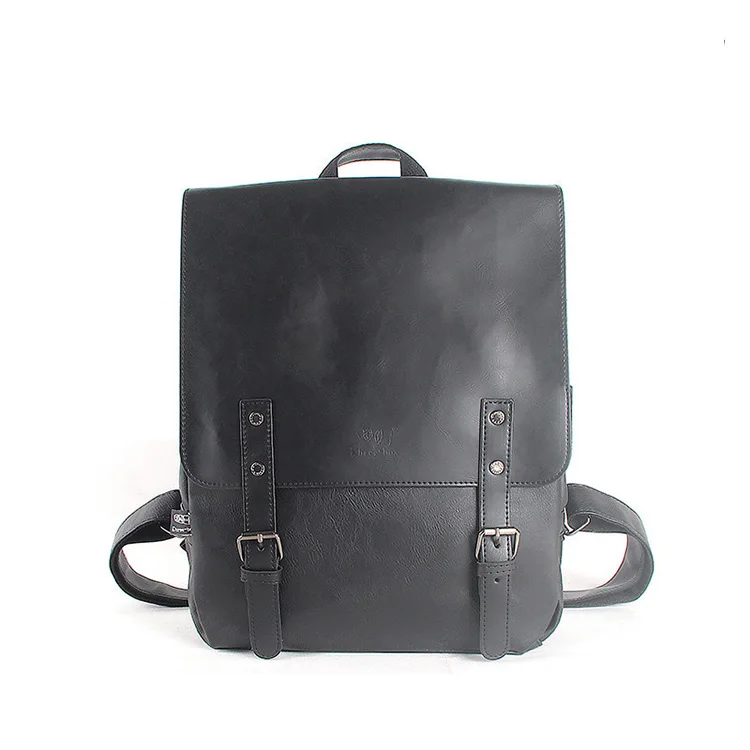 

Wholesale Student Fashion Pu Bags Backpack Soft Leather Casual Backpack School
