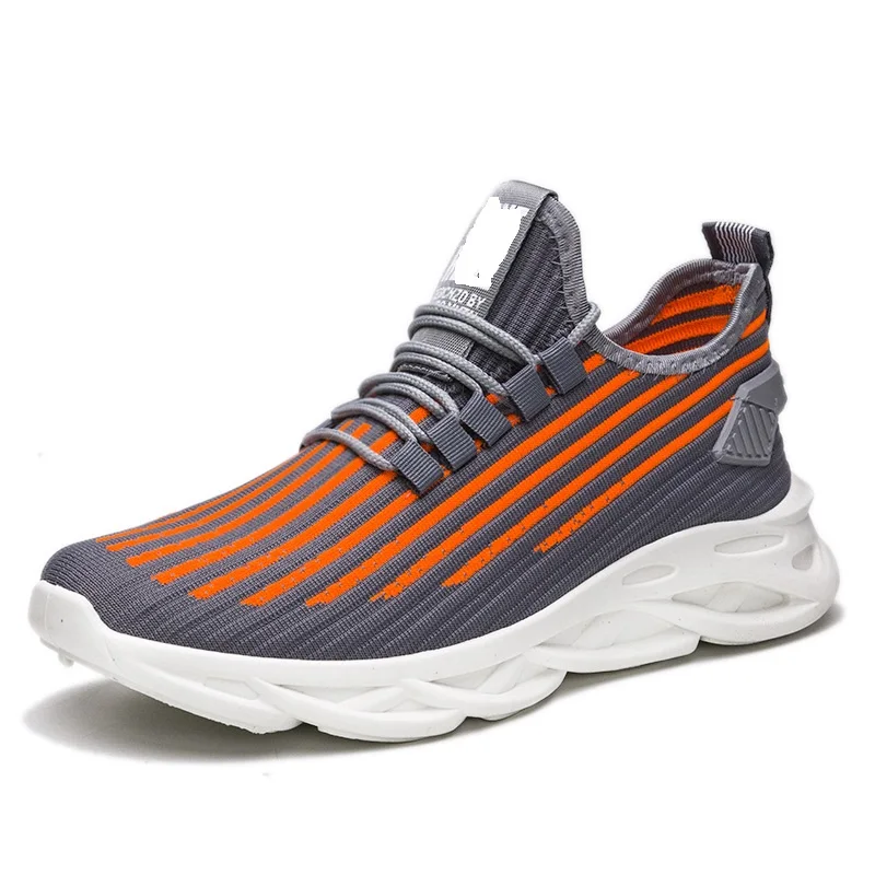 

2022 fashion daily zapatos men boys running mesh sneakers breathable sports shoes, 3 colors