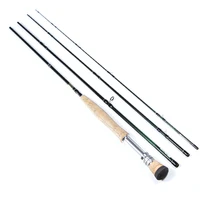 

Short & Light Ultra Light Fly Fishing Rods All in 4 Pieces Fast Action Super Compact Freshwater Fly Rods