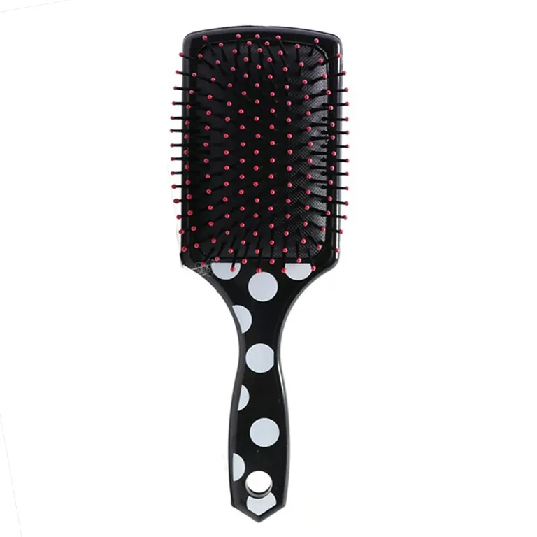 

girl comb polka dot wave point air bag comb kid's air cushion comb massage hair brush, Black+white