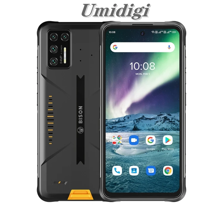 

Dropship Original Unlock 8GB 128GB UMIDIGI BISON GT Rugged Phone IP68 Waterproof Android 10 Helio G95 Octa Core Mobile Phones