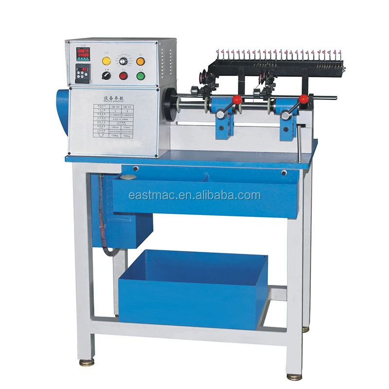 hot sale double head doubling machine for winding wires on the spool for braiding