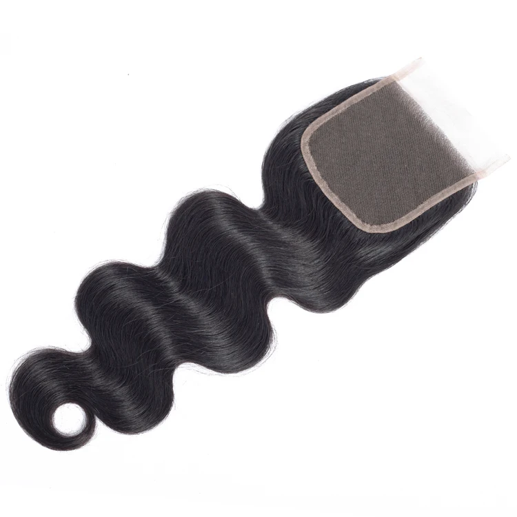
Cheap Brazilian Virgin Hair 100% Human Hair Natural Color 3 Bundles With Lace Closure Body Wave Bundles 