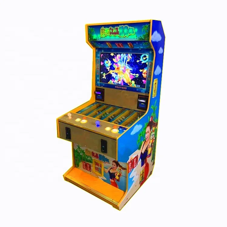 

Shopping mall unattended arcade game 26 inch fishing game table cigarette vending machine