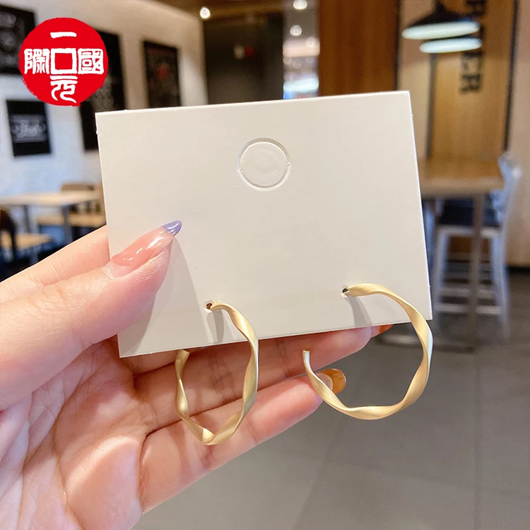 

ins retro exaggerated earrings 2020 new trendy simple earrings