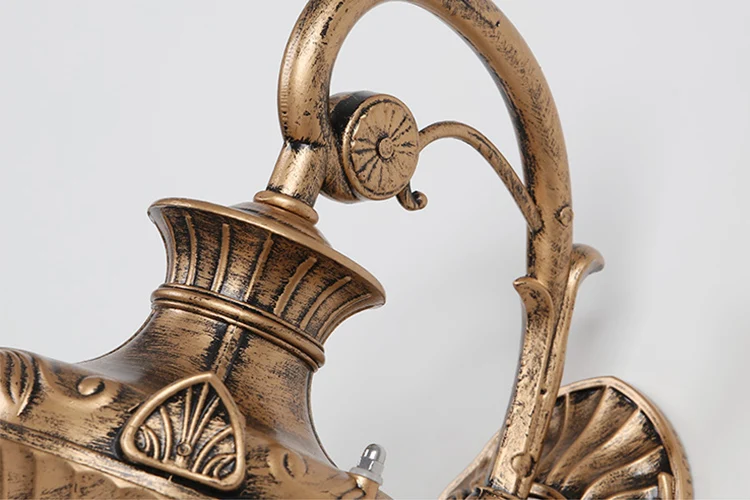 Antique style vintage wall lamp popular European outdoor wall light aluminum garden light