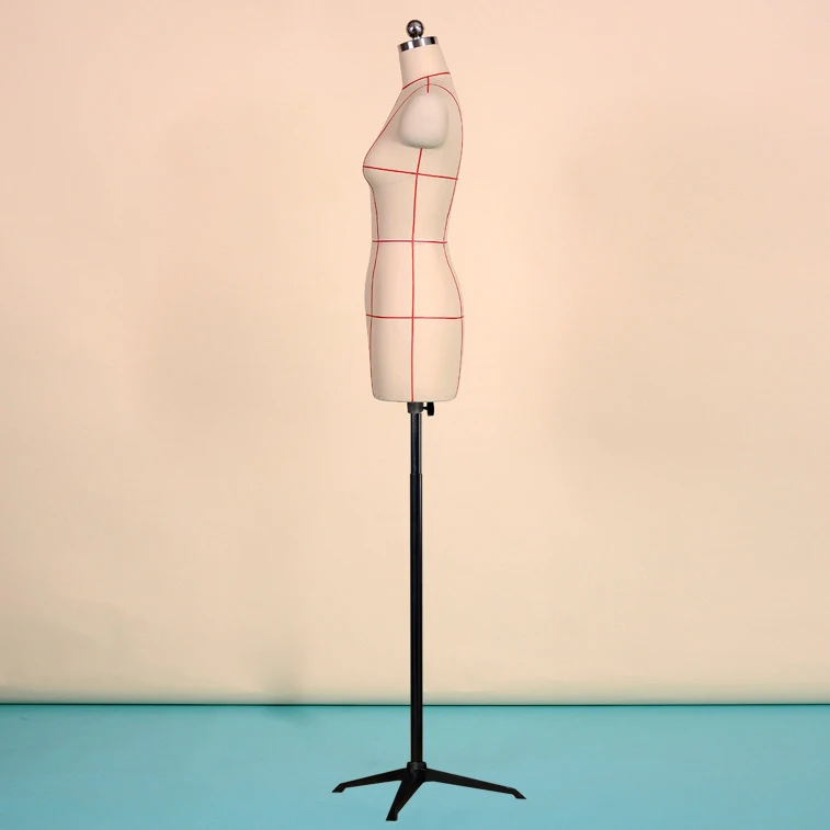 Cheap Fashion Mannequin Halfbody Female Fiberglass Adjustable Dress