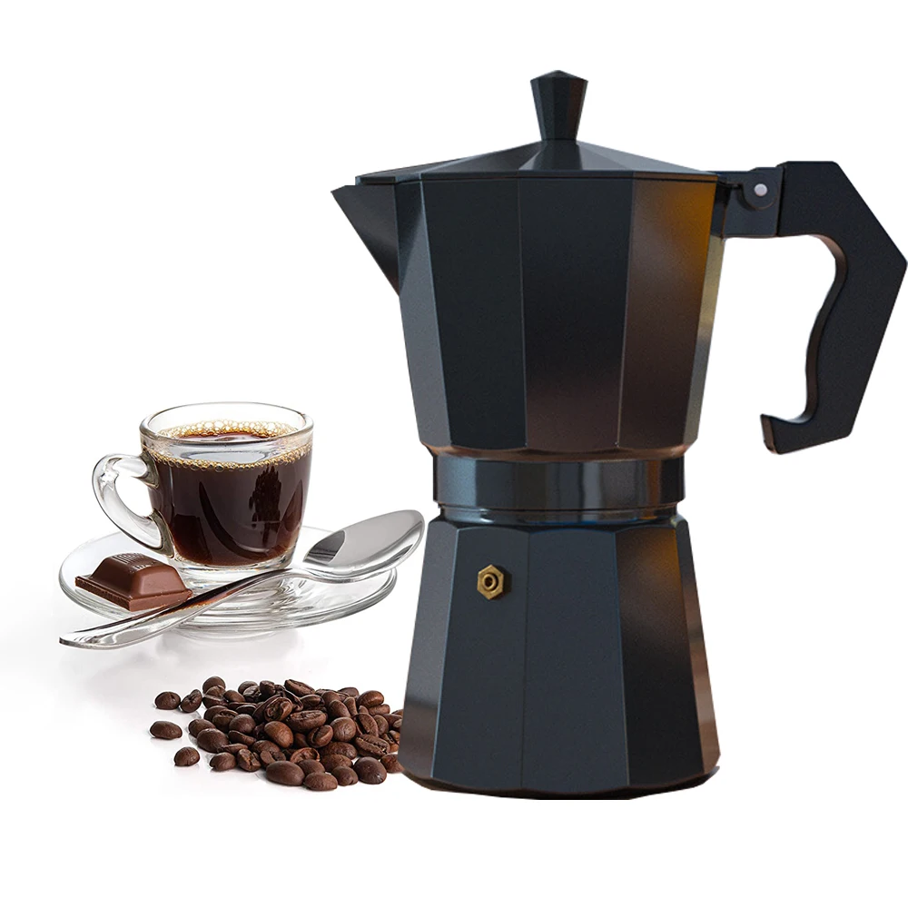 

New Design Customized Classic Espresso coffee maker Aluminum Moka Pot
