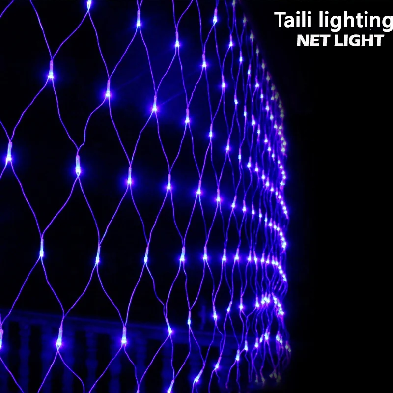 Top sale LED Fairy Lights Outdoor Decoration Fishing Net Mesh String Xmas Party Wedding Christmas Lights holiday lighting
