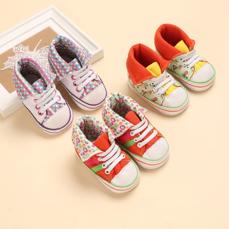 

0-1 year men's and women's baby soft-soled canvas casual baby shoes