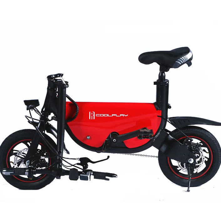 

Promotional Top Quality City Folding E Bike Electric, Black red, black gray, white blue, white pink
