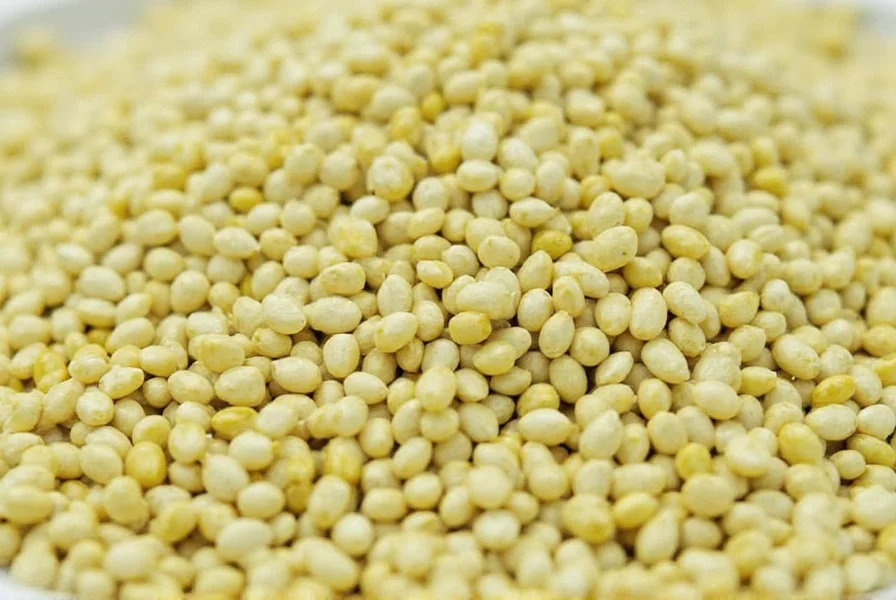 Close-up of fenugreek seeds and capsules next to breastfeeding mother holding baby