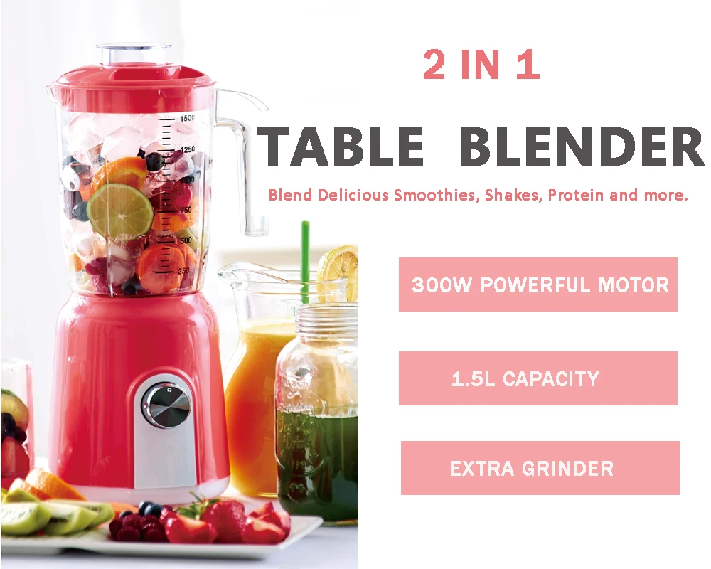 2 In 1 Food Processor Licuadoras 1 5l Home Use Manual Grinder