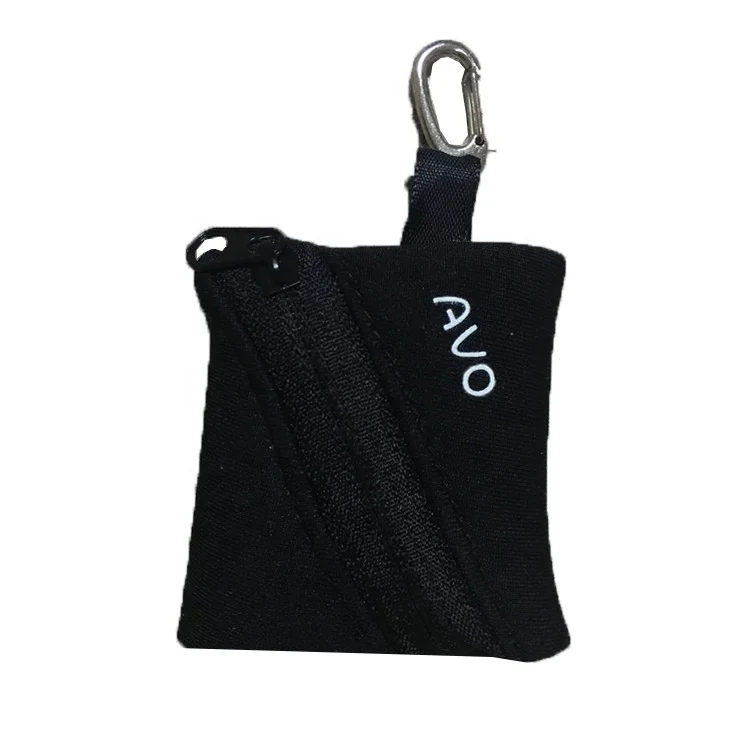 

China factory custom small jewelry packaging pouch/ neoprene zipper pouch/ necklace packaging bag jewelry pouch, Black