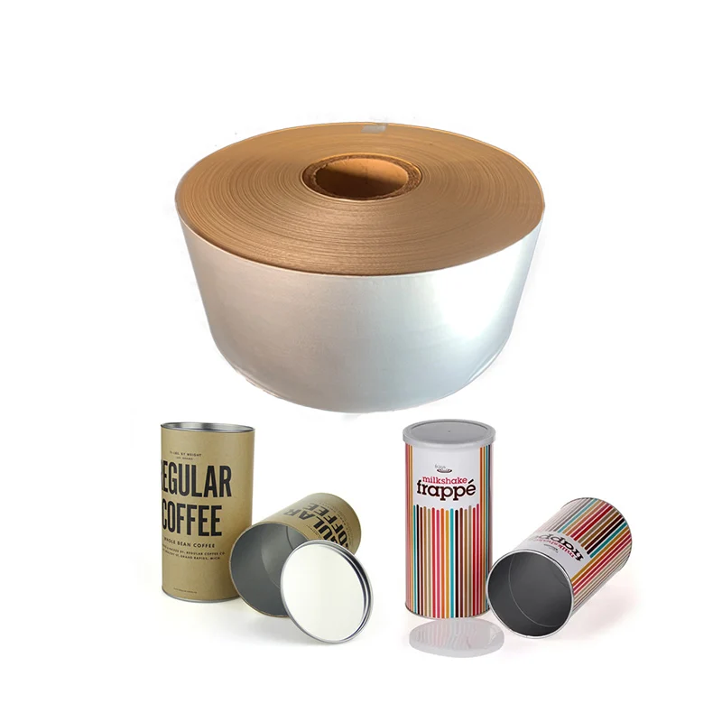 

Coated Aluminium Foil Paper For Laminated Paper Zip-top Can Tube Ice Cream Wrapping Cone