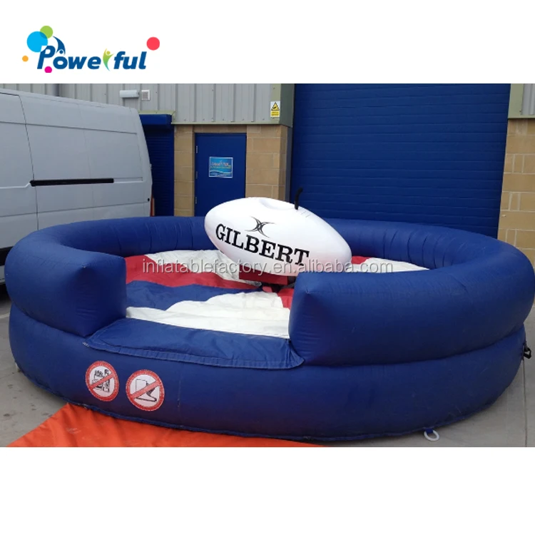 6x6m inflatable rugby game inflatable rodeo rugby ball