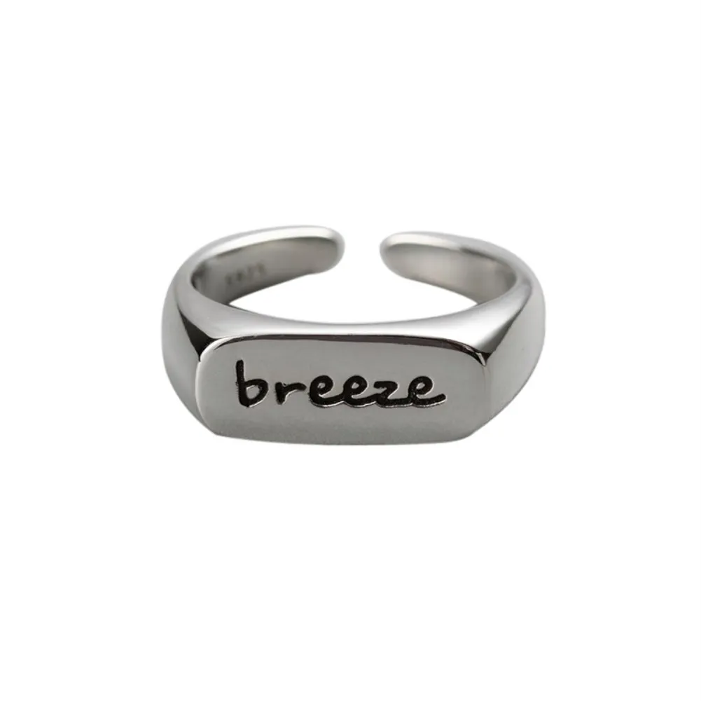 

YJZ046 Hottest fashion silver couple rings adjustable silver rings