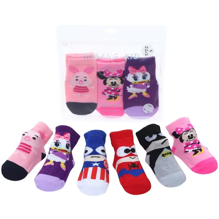 Wholesale fashion cute cartoon floor bulk cotton baby socks